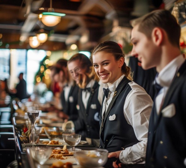 餐饮节假日服务员工作指南，高效应对客流与提升服务体验的实用策略