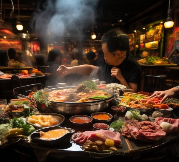 一个人的火锅盛宴，好食寨自助餐的独享乐趣